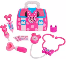 justplay Disney Minnie Mouse didelis medicinos rinkinys gydytojo pirmosios pagalbos vaistinėlė 8 dienos šviesos/garso