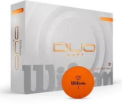 Wilson - DUO minkštas golfo kamuolys - oranžinis - 12 kamuolių