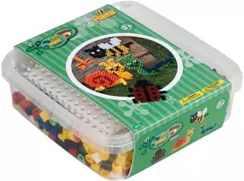 Hama Beads Hama karoliukai - Maxi - karoliukai ir perforuota lenta dėžutėje (8744)