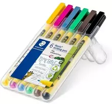 Staedtler - Fineliner 0,6 mm - 6 vnt. (307 SB6)