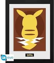 Plakatas Abysse POKEMON – įrėmintas spaudinys „Pikachu Silhouette 25“ (30x40)