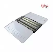 Dėžutė metalinė akvarelei Rosa, metalinė 28 vnt