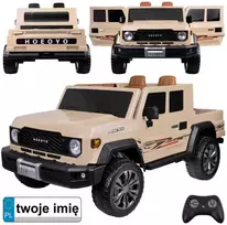 Jokomisiada Large battery-powered electric car for children 2-person 4x4 box PA0329