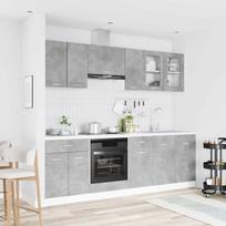 Virtuvės spintelių komplektas Lyon 8 pcs 240 x 46 x 81,5 cm