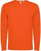Roly Unisex ilgarankoviai techniniai marškinėliai ESTORIL L/S Ugnies oranžinė