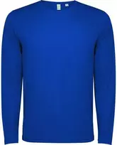 Roly Unisex ilgarankoviai techniniai marškinėliai ESTORIL L/S Karališkai mėlyna