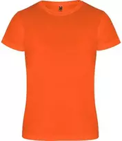 Roly Trumpų rankovių techniniai marškinėliai su apvalia apykakle CAMIMERA Fluoro oranžinė