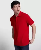 Roly Trumpų rankovių polo marškinėliai su kišene kairėje krūtinės pusėje CENTAURO PREMIUM Raudona