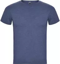 Roly Trumpų rankovių marškinėliai su viržių raštu FOX Heather denim