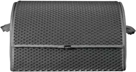 Bagažinės daiktadėžė EVAtech PRO M 32x50x30 cm - pilka / pilki kraštai