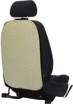Automobilio sėdynės atlošo apsauga nuo vaikų EVAtech 68x46 cm - kreminė / kreminiai kraštai