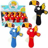 Lean Toys Vaikiškas rankinis ventiliatorius „Toucan“