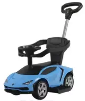 Paspiriama mašinėlė vaikams Lamborghini 3 in 1