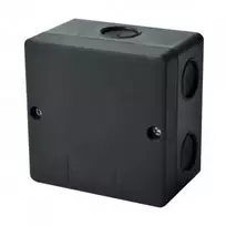 Hermetinė paskirstymo dėžutė Kopos KSK 80_FA (juoda, 81x81x54mm, IP66, UV atspari)