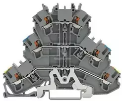 Wago JUNGTIS 3 AUKŠTŲ PE/N/L, 2.5MM2 2202-3217 S