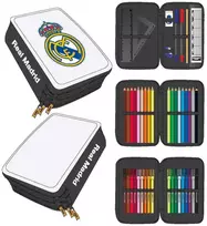 Real Madrid Cf CERDÁ Real Madrid triple pencil case