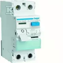 Hager RCC.DIFF.PERJUNGIKLIS 1P+N 40A/30MA TIPO A QUI.L