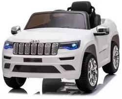 Toycars Elektrinis vaikų automobilis, Jeep Grand Cherokee, 114x76x58 cm, Baltas