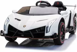 Toycars Vaikų mašinėlė, Lamborghini Veneno, 135x72x35 cm, Balta