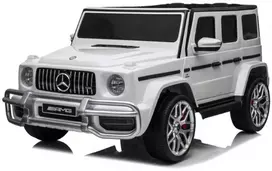 Toycars Baterijomis varomas automobilis, Mercedes G63 AMG, 143x82x64 cm, Baltas