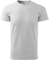 Malfini As Vyriški Marškinėliai MALFINI Basic 129 Ash Melange, 160g/m2