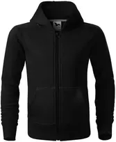 Malfini As Vaikiškas džemperis MALFINI Trendy Zipper 412 Juodas, 300g/m²