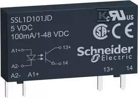Schneider Electric SSR relė 48 V nuolatinės srovės 100 mA 24 V nuolatinės srovės