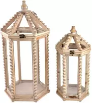 Mondex Since 1986R LOKKE Komplet 2 Latarni XL 32x27,5x65cm L 23x19,5x49cm