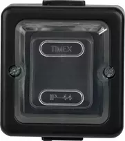 Timex Elektro WNT-6/7J CZA LOFT Mygtuko lemputė/varpelis n/t IP44 juoda /juoda gumuotas raktas/ WNT-6/7J CZA