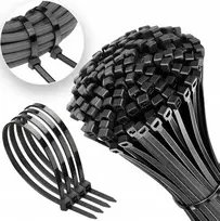 GTV Nylon Cable Ties 9 x 600 mm, 25 pcs, Juodas