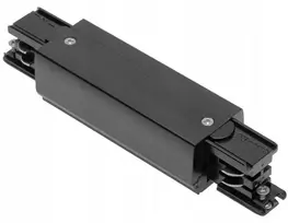 GTV Elektrinė jungtis X-RAIL trifazėms šynoms, galima maitinti, 166x35 mm, juoda