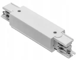 GTV Elektrinė jungtis X-RAIL trifazėms šynoms, galima maitinti, 166x35 mm, balta