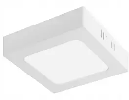 GTV G-TECH FABRO įleidžiamas šviestuvas, LED, 6W, 540lm, 4000K, AC220-240V, IP40, paviršinio montavimo, kvadratinis,