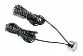 GTV Jutiklinis jungiklis, apšviečiamas, 12 V DC, maks. 20 W, laidas 1500 mm, chromuotas