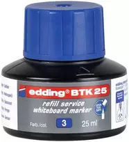 EDDING E-BTK 25 baltos lentos žymeklio papildymo rašalas, mėlynas