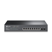 TP-LINK | JetStream 10-Port Gigabit Smart PoE Switch | TL-SG2210MP | Managed L2 | Rackmountable | 2 SFP ports | 8 PoE+ ports | Single power supply