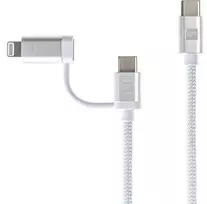 USB kabelis USB-C - Lightning 1 m, baltas (ERPW2CL100-WH)