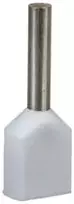 Em Group TID2x0,5L8 Izoliuota kabelio antgalis TID 2x0,5mm2/8mm baltai alavuotas TID2x0,5L8 /100vnt/
