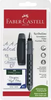 Plunksnakotis Faber-Castell Scribolino su 6 kaps.. kairiarankiams