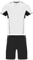 Roly Unisex sportinis komplektas iš trijų audinių derinio BOCA Balta/juoda