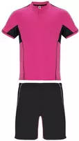Roly Unisex sportinis komplektas iš trijų audinių derinio BOCA Fukšijos/juoda