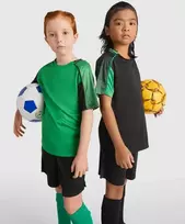 Roly Unisex sportinis komplektas, kurį sudaro 2 marškinėliai + 1 pora šortų JUVE Paparčio žalia/juoda