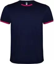 Roly Unisex sportinis komplektas: 2 marškiniai + šortai RACING Fukšijos / tamsi mėlyna