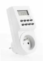GTV 24h/7 elektroninis programuojamas laikmatis, baltas, PC-ELE724-00