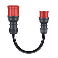 go-e Adapter for Gemini flex 22 kW, red CEE three-phase 32A  red CEE 16A (black, 30cm)
