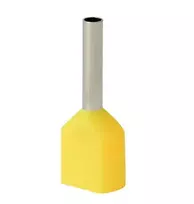 Elektro Plast 74.65 Izoliuota kabelio antgalio mova HI 2x16.0/18-zo geltona (100 vnt.) Al/Cu