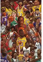 Plakatas ERIK Basketball Superstars poster
