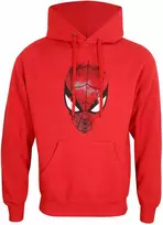 Vaikiškas džemperis su gobtuvu Spider-Man Spider Crest Raudona