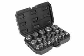 Hogert 1/2" socket wrench set, 21 pcs.
