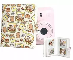 Loveinstant Nuotraukų albumas 64x, skirtas „Fujifilm Instax Mini 99 41 12 40 11 Evo Liplay Link“ / šokoladiniai meškiukai
